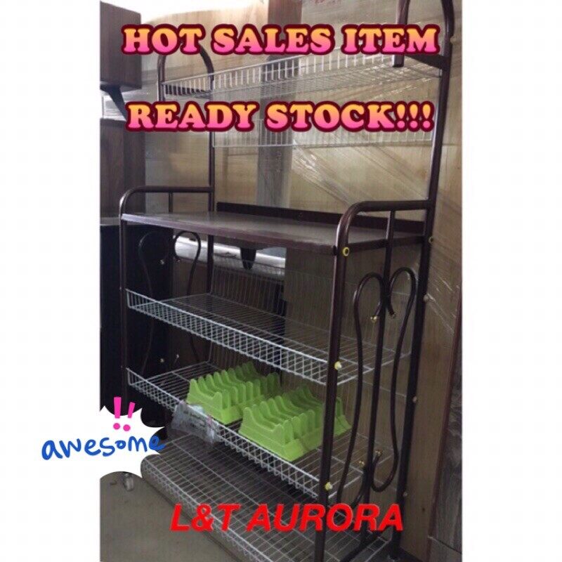 Shop Malaysia 4 Tier Dish Rack With Without Plate Holder Rak Pinggan Besi Shopee Singapore