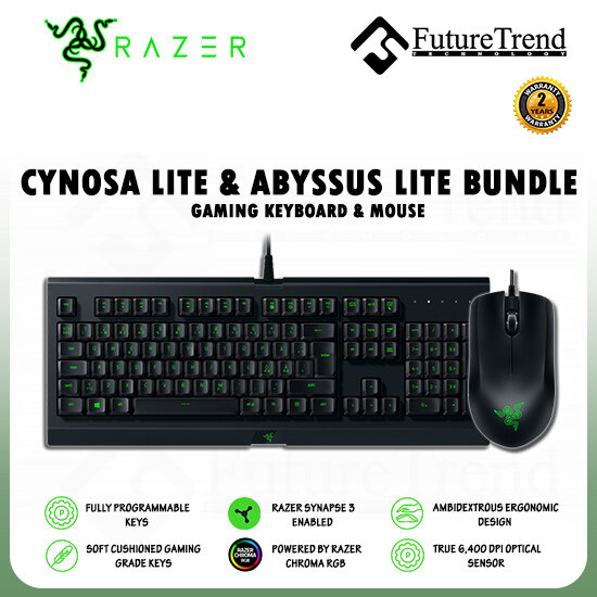 razer cynosa chroma shopee