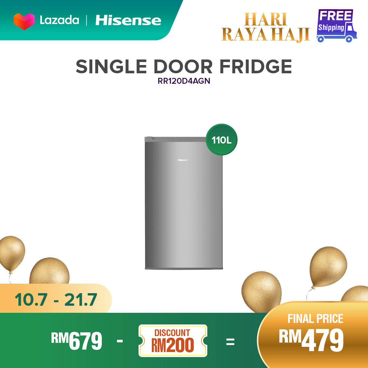 Hisense Rr120d4agn Price Promotion Jul 2021 Biggo Malaysia
