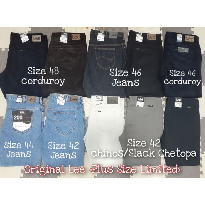 seluar jeans lee original