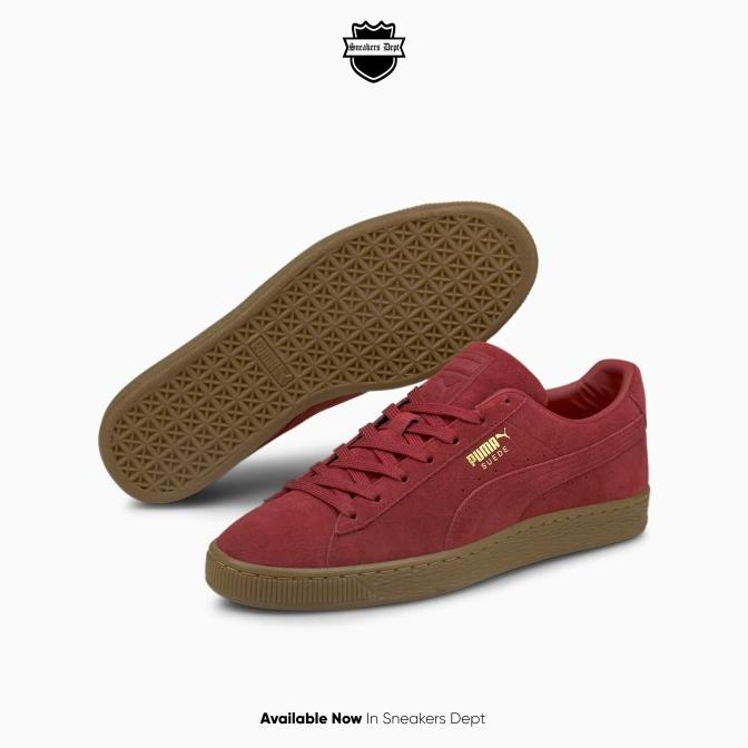 red puma gum sole