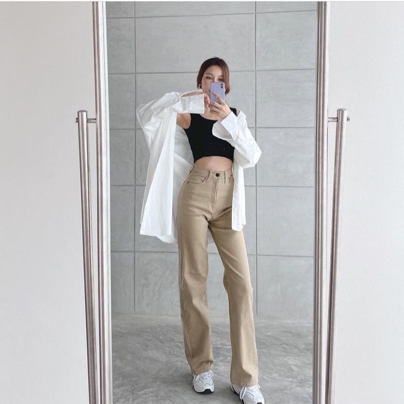Harga Jeans Khaki Highwaist Terbaru 
