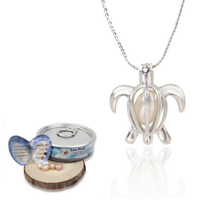 Harga Oyster Pearl Necklace Love 