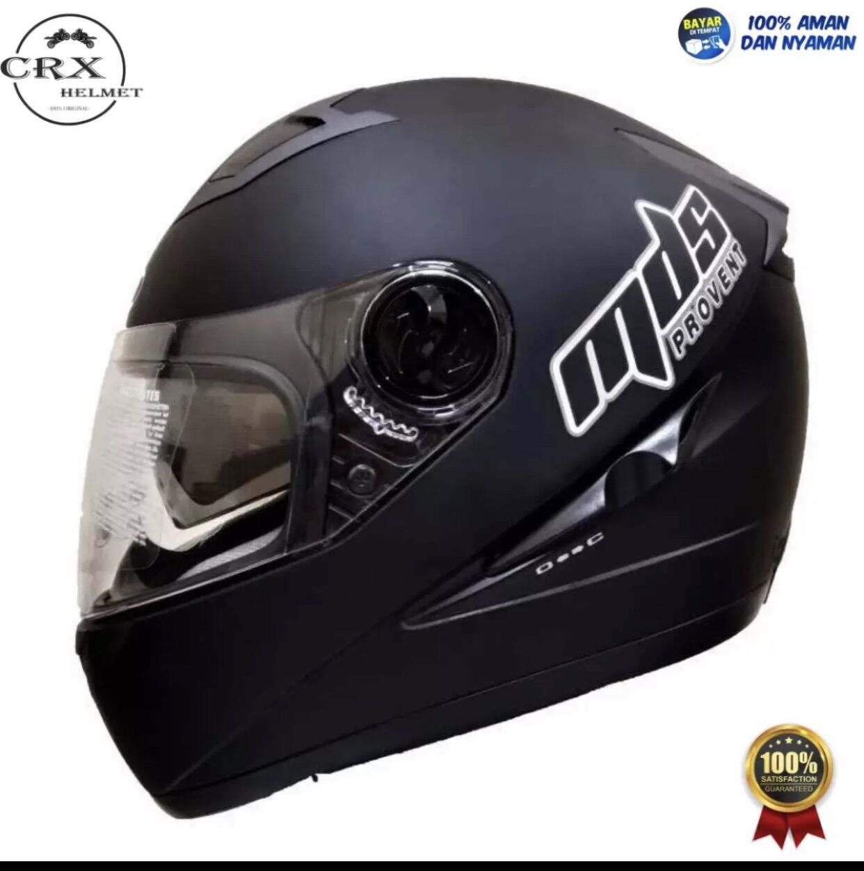 Harga Helm Mds Full Face Black Terbaru 