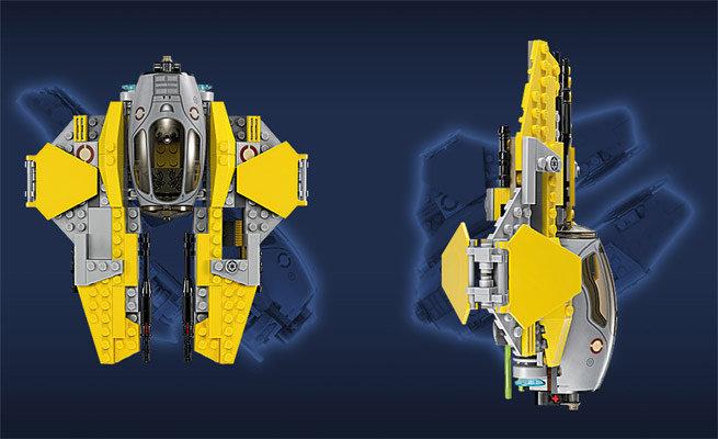 lego乐高 star wars星际大战 75038单售 绝地拦截机