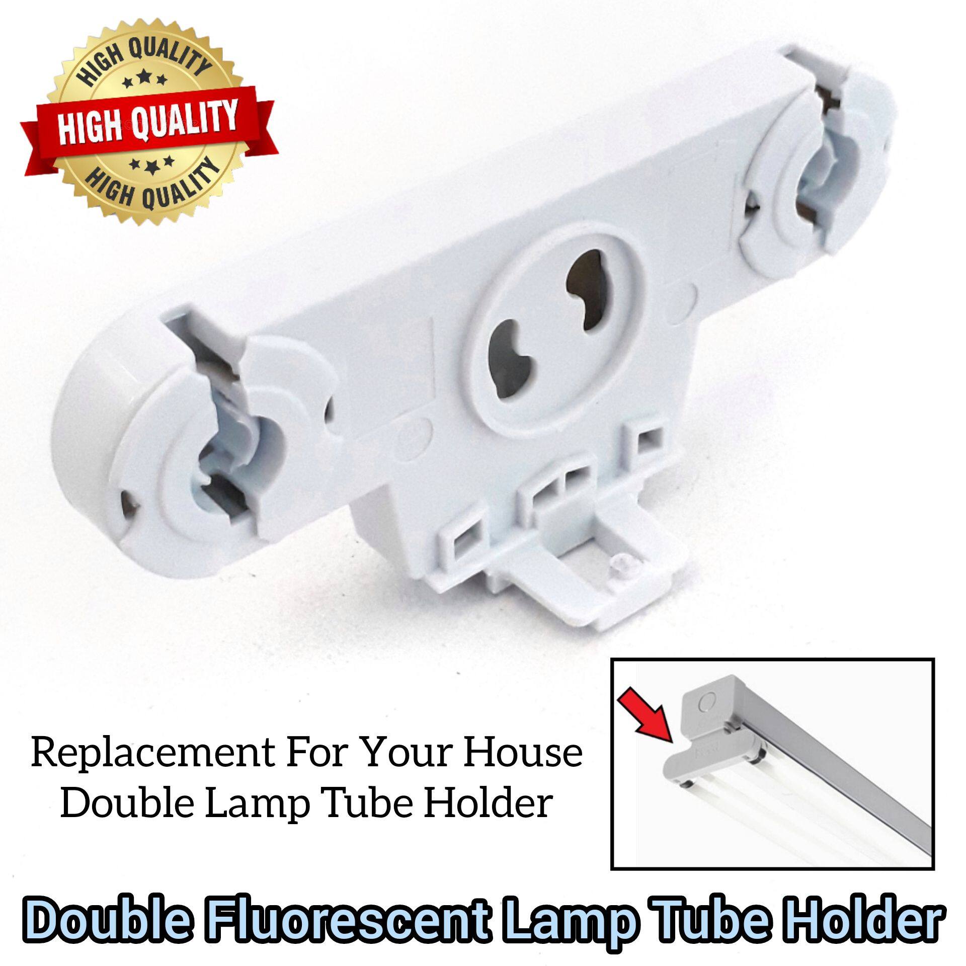 replace fluorescent lamp holder