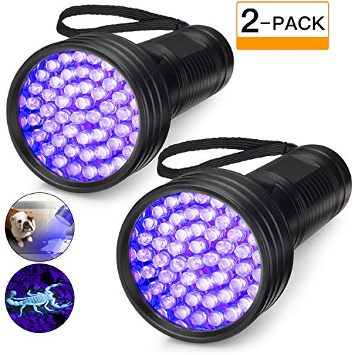 UV Ultra Violet LED Flashlight Blacklight Light 395 nM Inspection Lamp Torch