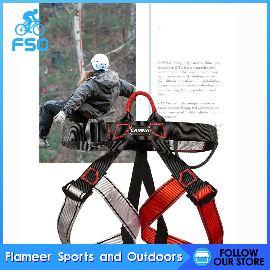 AprilhpTower Climbing Harness Full Body Safety Harness Expanding Training Caving Rappelling Equip Arborist Tree Rock Climbing Harness Outdoor for Mountaineering Rock Climbing Fire Rescue