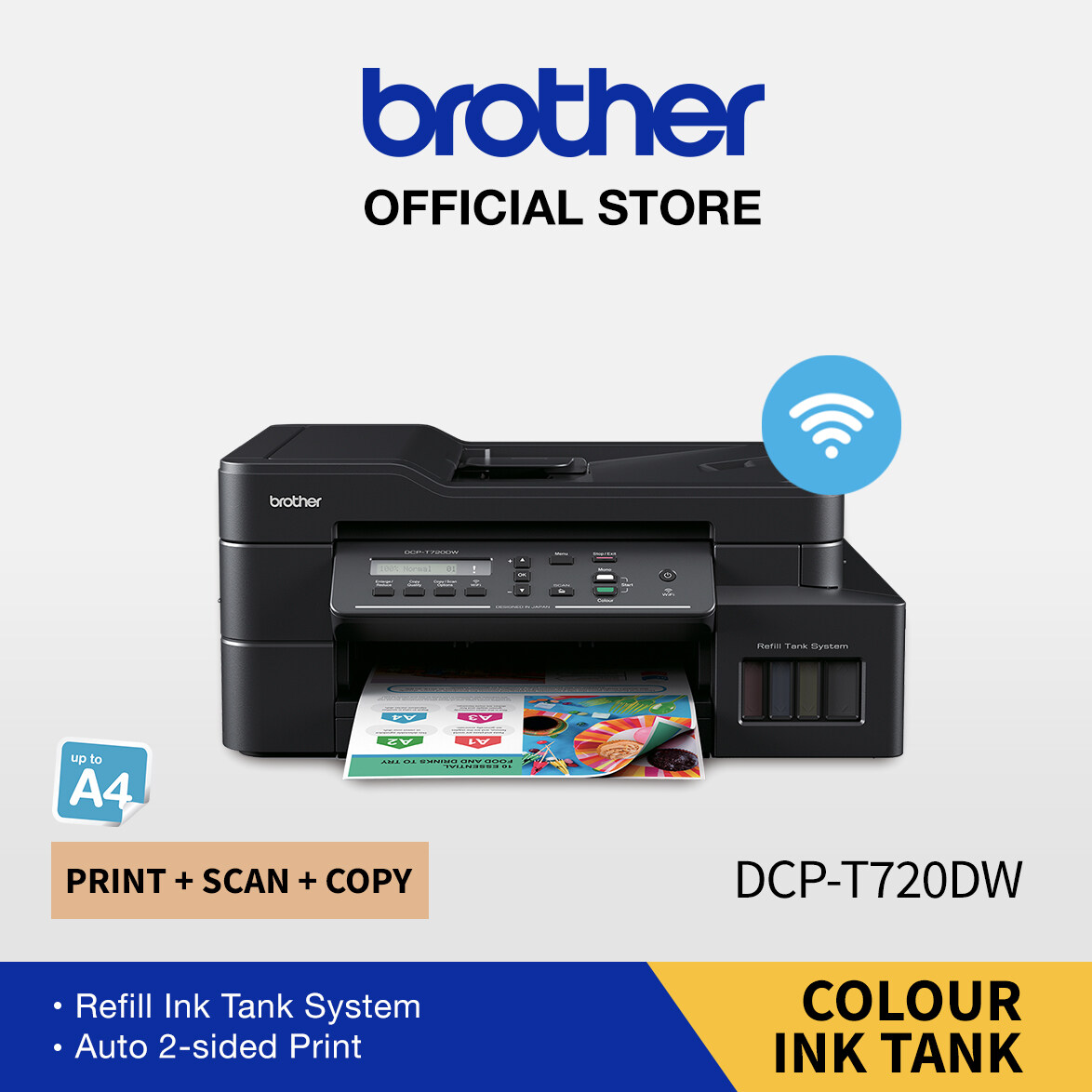 Brother DCP T720DW INK Tank Printer Price & Promotion - Sep 2021| BigGo ...