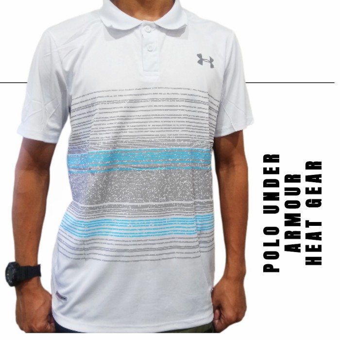 under armour golf polo white