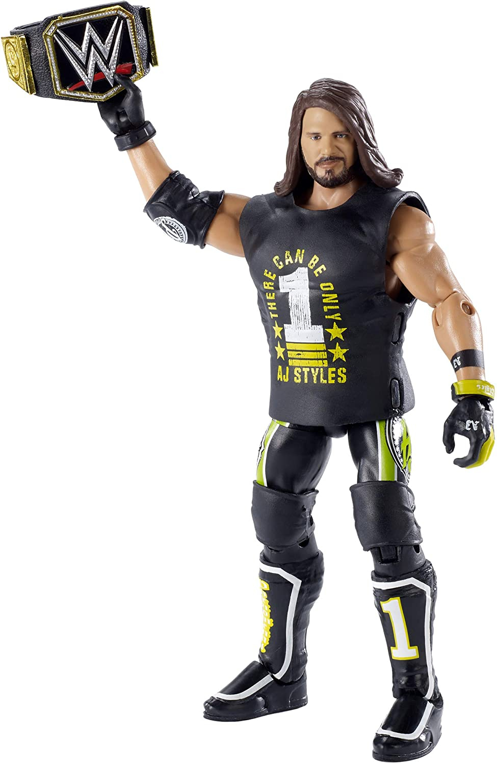 wwe aj styles elite collection action figure