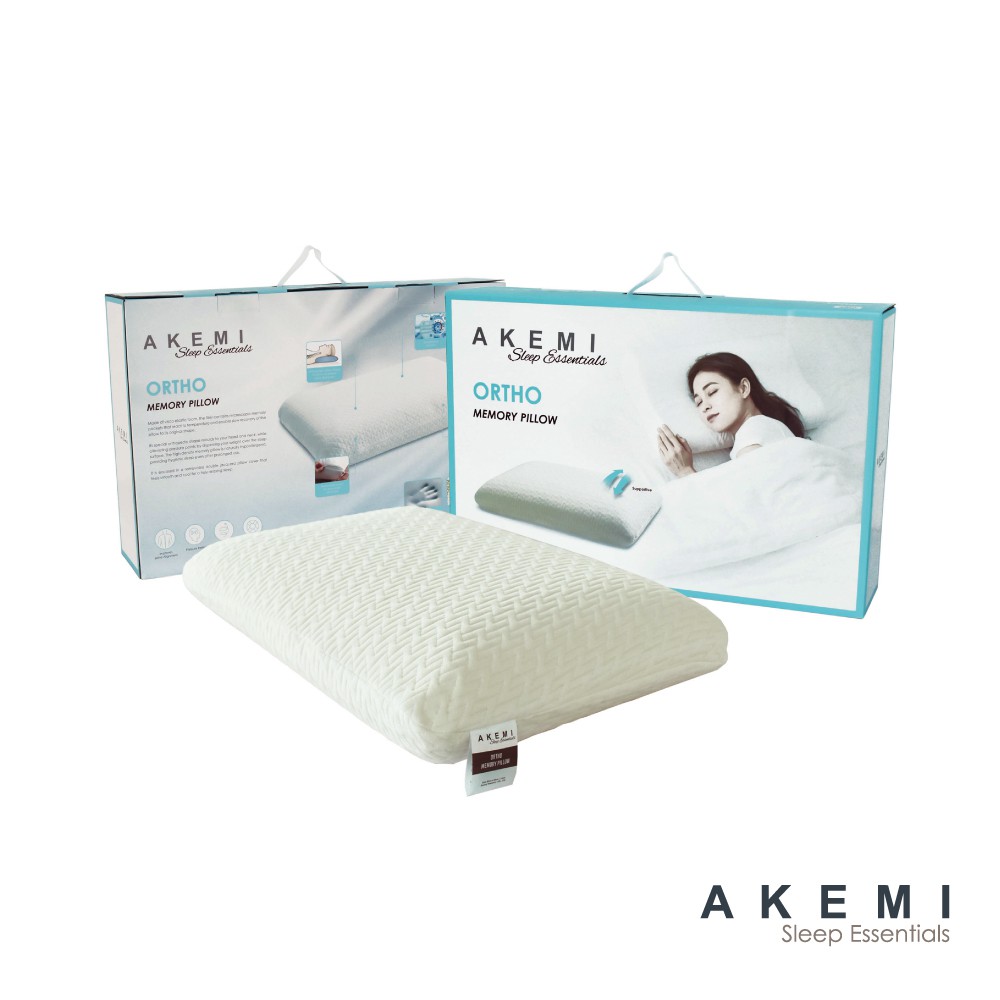 akemi bamboo charcoal memory pillow