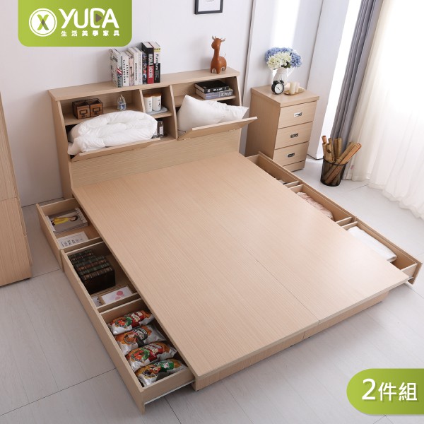雙人收納床架的價格推薦 21年10月 比價比個夠biggo