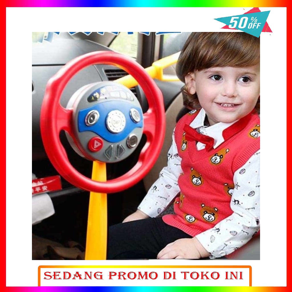 car seat steering wheel attachment