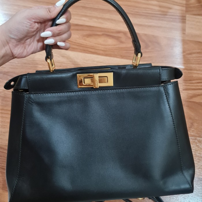 fendi peekaboo calfskin