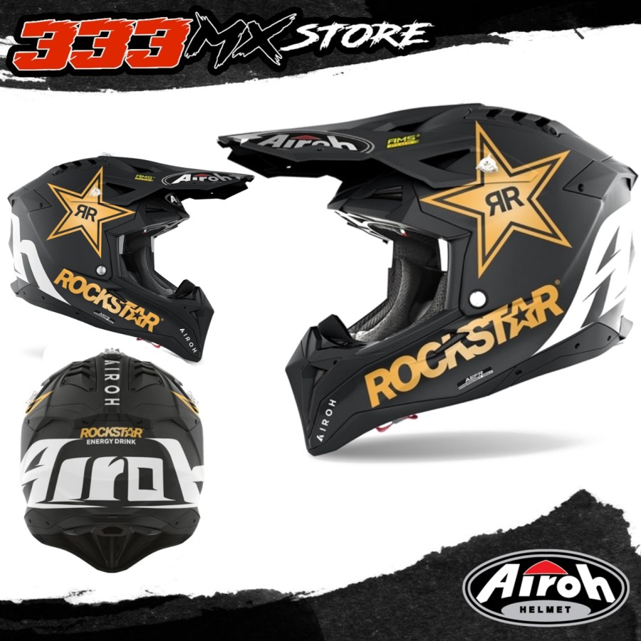 Harga Helm Cross Airoh Rockstar Terbaru 