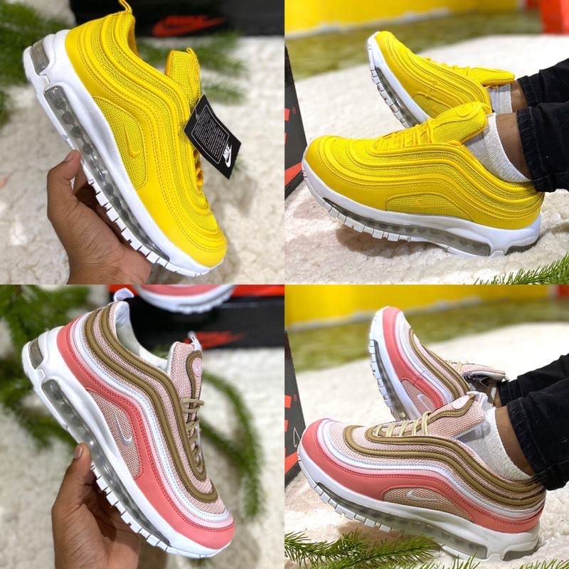 womens yellow air max 97