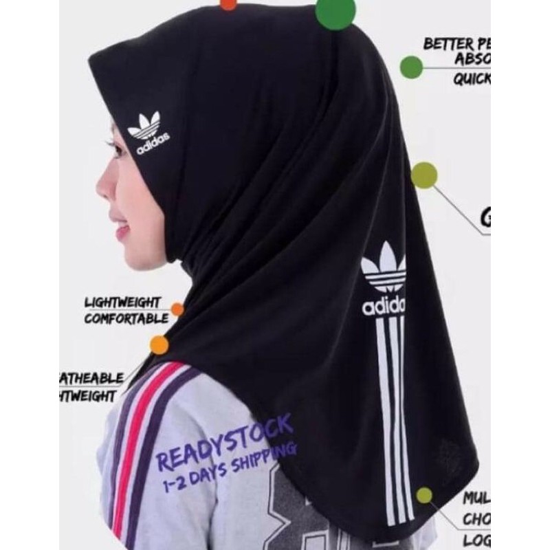 tudung sport adidas