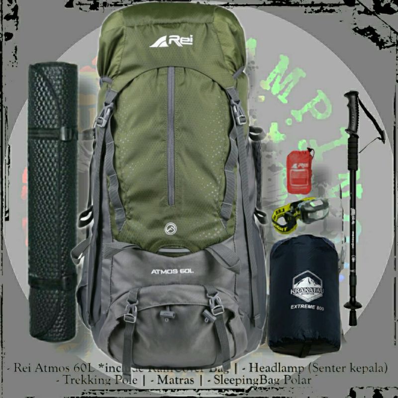 Harga Tas Gunung Arei 60 Liter Terbaru 