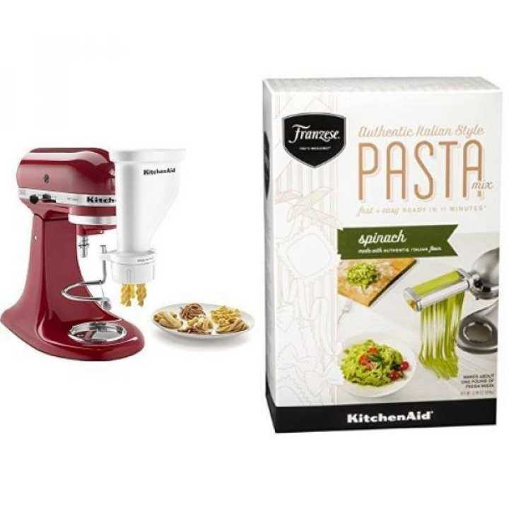 Kitchenaid Pasta Biggo Search Engine Kitchenaid Ksmpexta Gourmet Pasta Press Attachment With Franzese Spinach Mix
