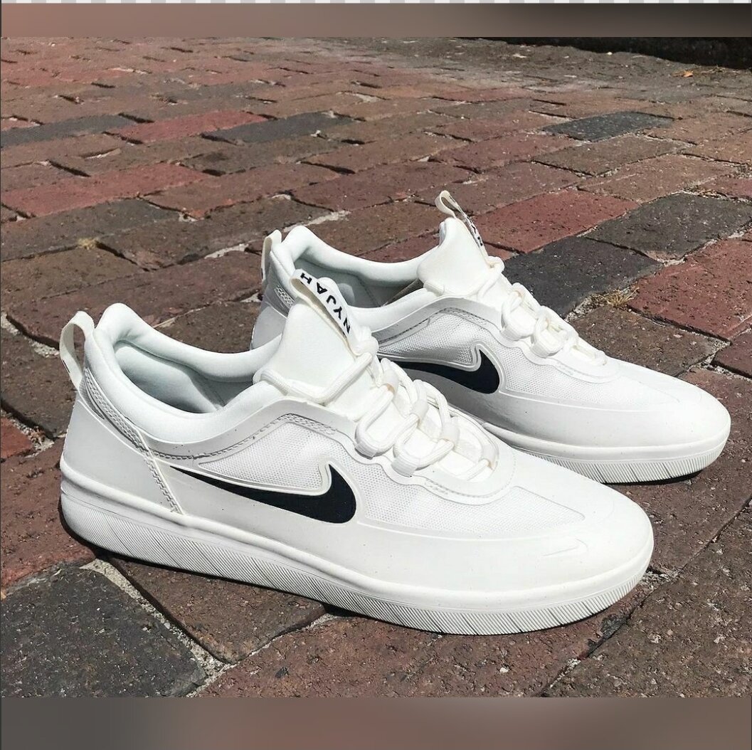 nike nyjah black and white