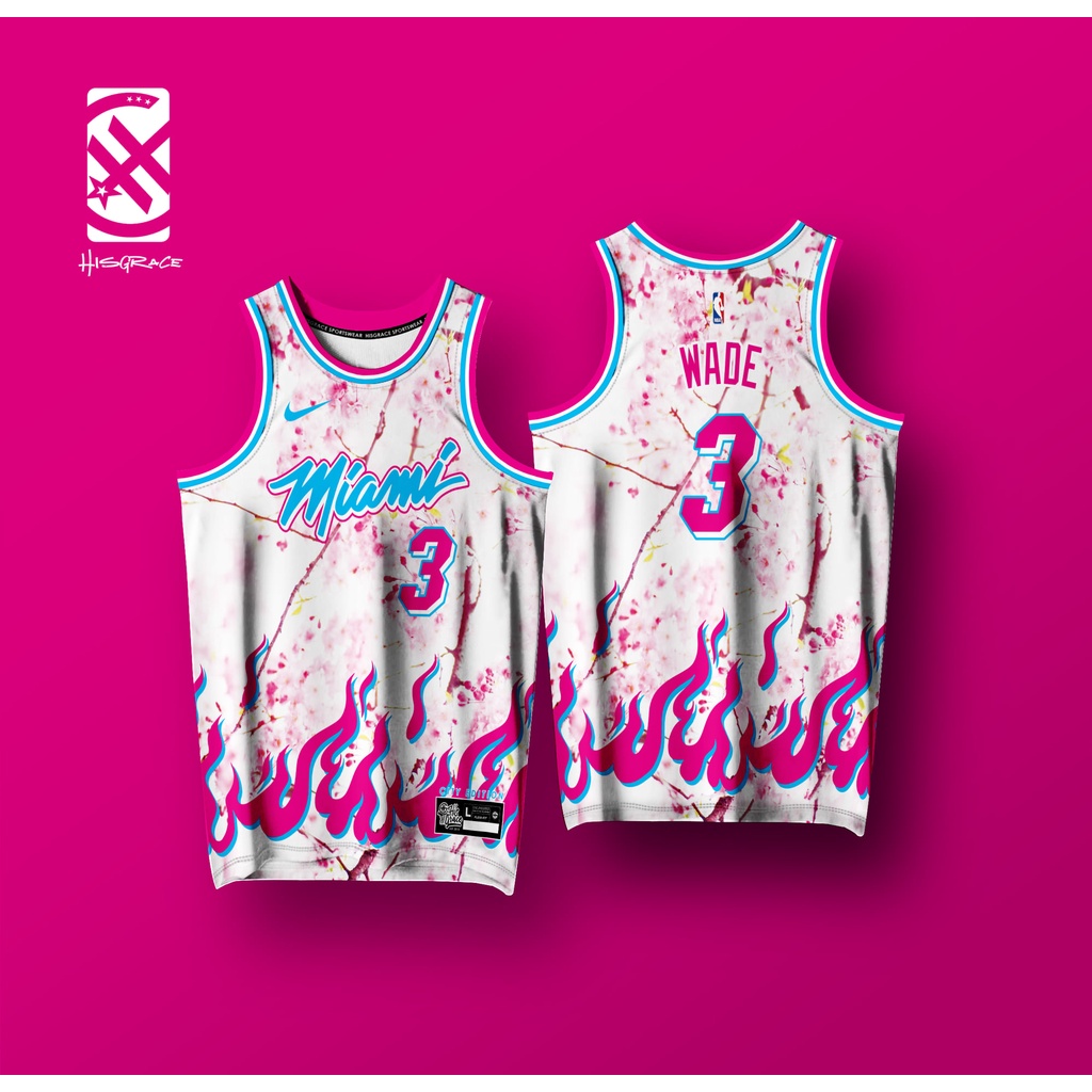 pink basketball jersey nba