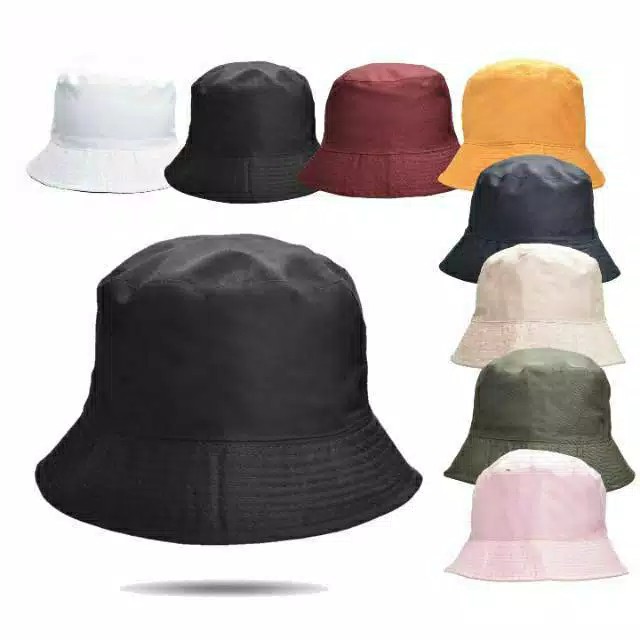 Harga Bucket HAT Anak Polos Bolak Balik 