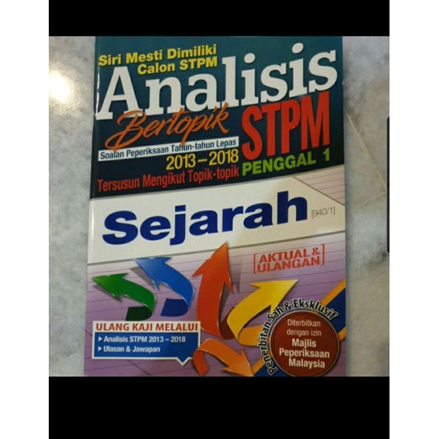 Stpm Sejarah Penggal Price Promotion Nov 2021 Biggo Malaysia