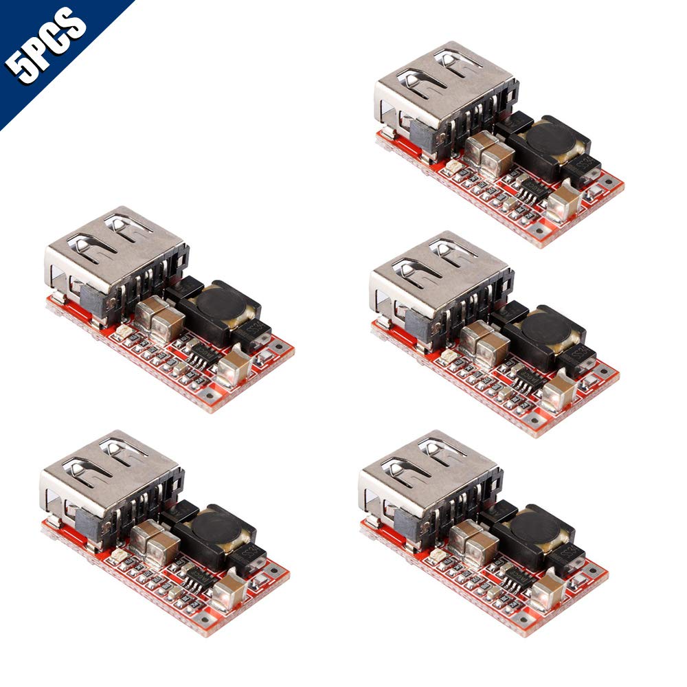 Car USB Charger Creative Module 6-24V 12V//24V to 5V DC Buck Step Down Converter