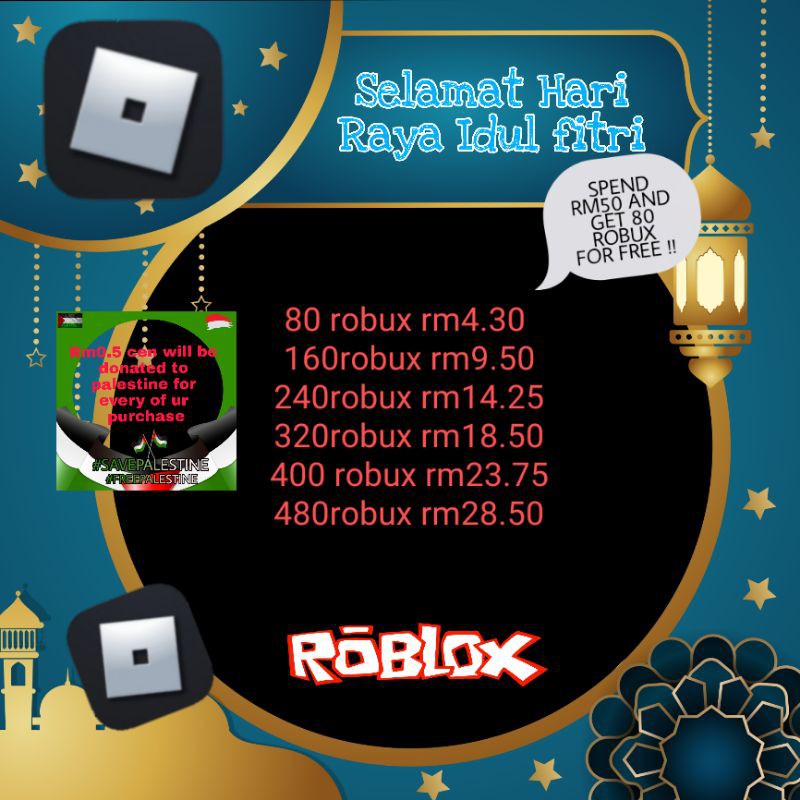 Roblox Robux Price Promotion Jul 2021 Biggo Malaysia - roblox robux malaysia