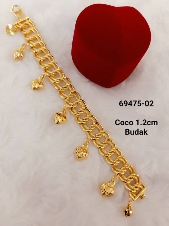 Buy Rantai Leher Budak Loket Emas Korea 35cm Freegift Seetracker Malaysia