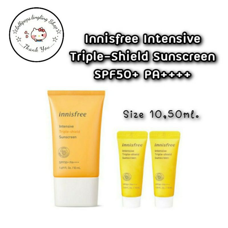 manfaat innisfree intensive triple care sunscreen