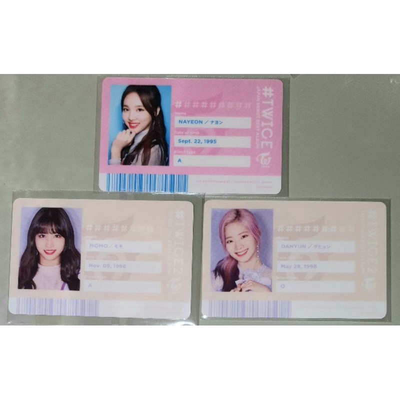 Nayeon Id Card