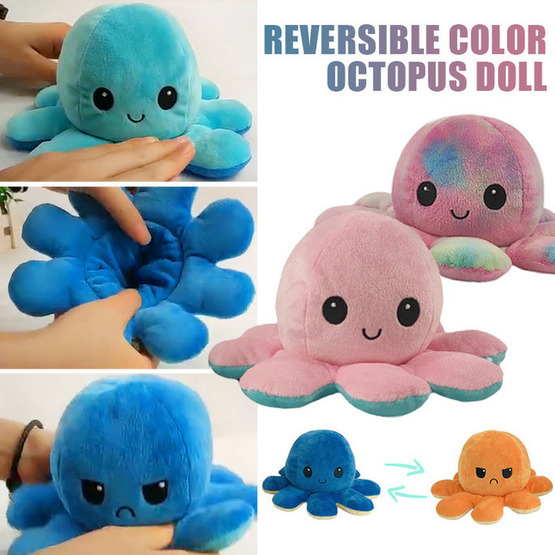 octopus mood changing plush