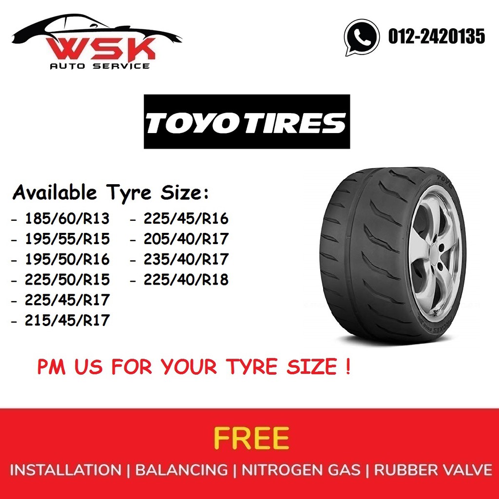 Tyre Toyo Semi Slick Price Promotion Nov 2021 Biggo Malaysia