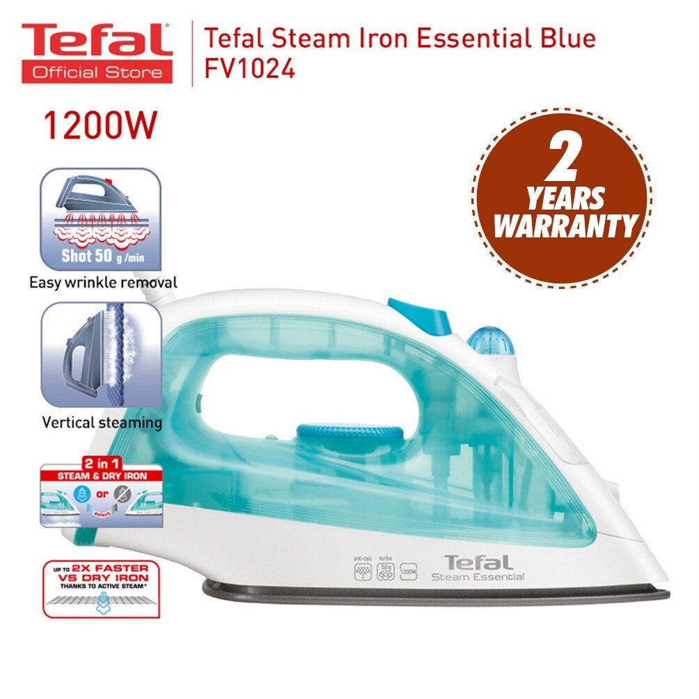 tefal steam essential iron