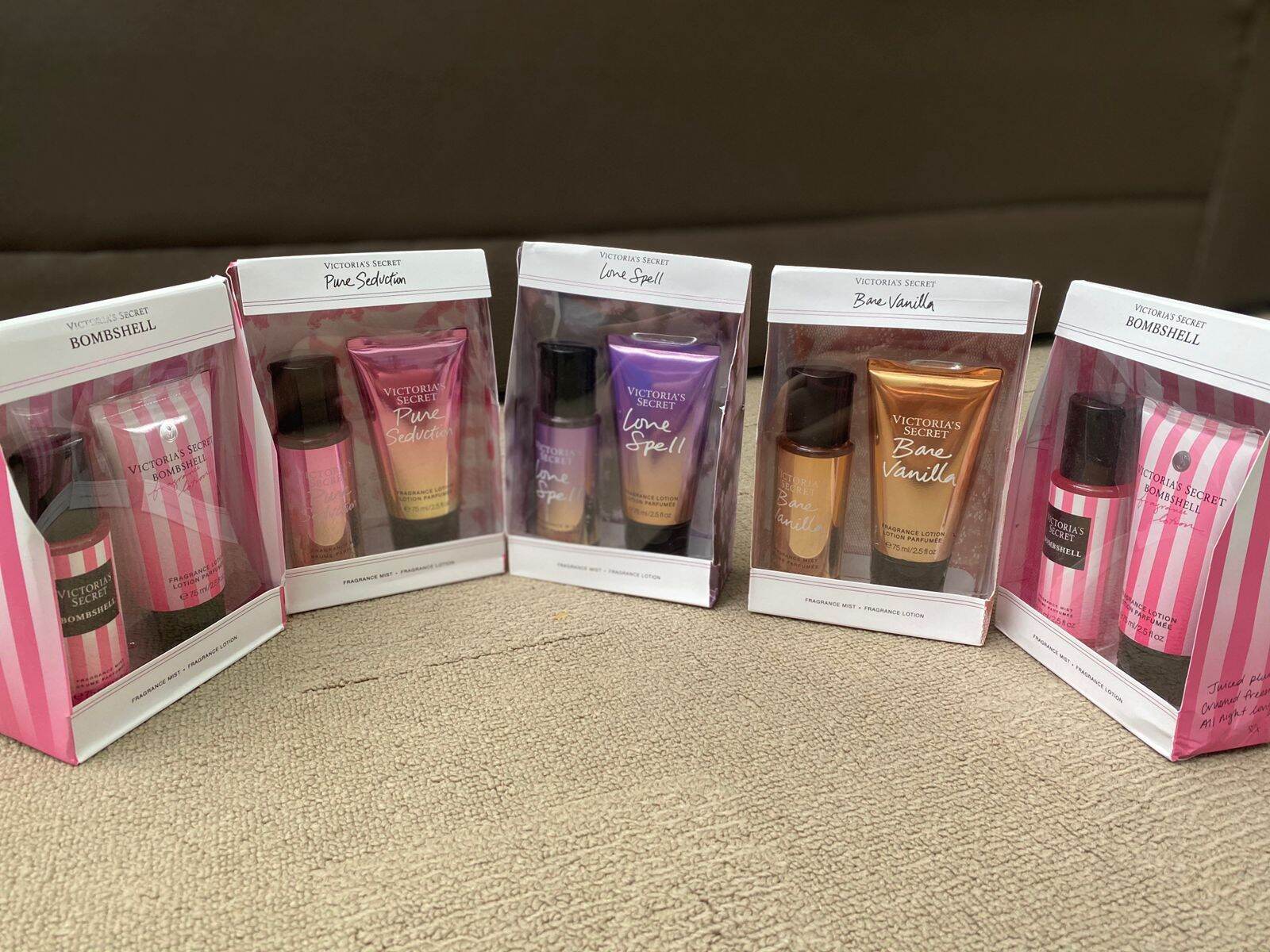 harga set perfume victoria secret