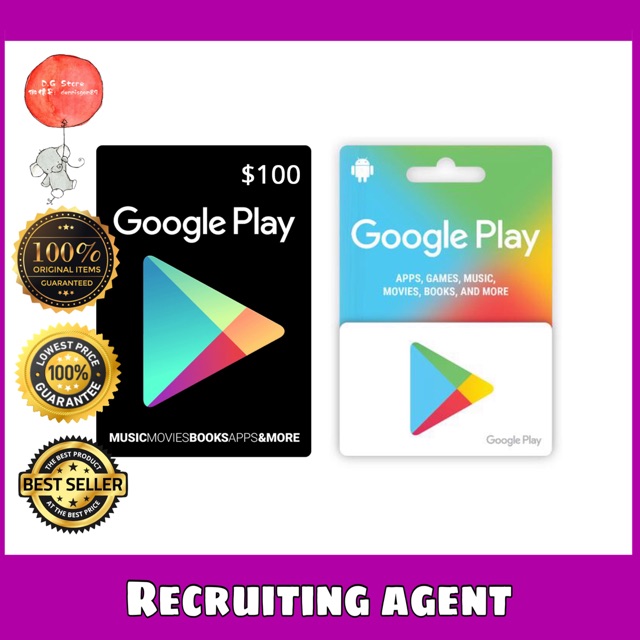 Google Play Gift Card Card Usd Price Promotion Aug 2021 Biggo Malaysia