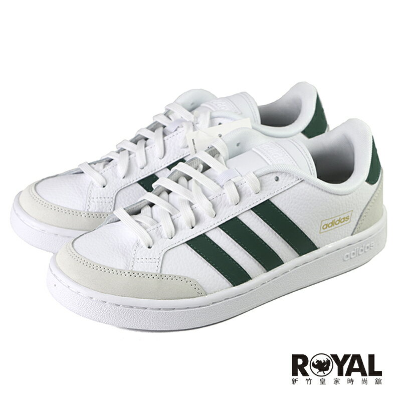 adidas Grand Court SE Shoes - cloud white/collegiate green/orbit grey FW6688