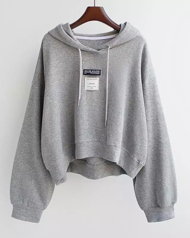 Harga Hoodie Crop Wanita Korean Terbaru 