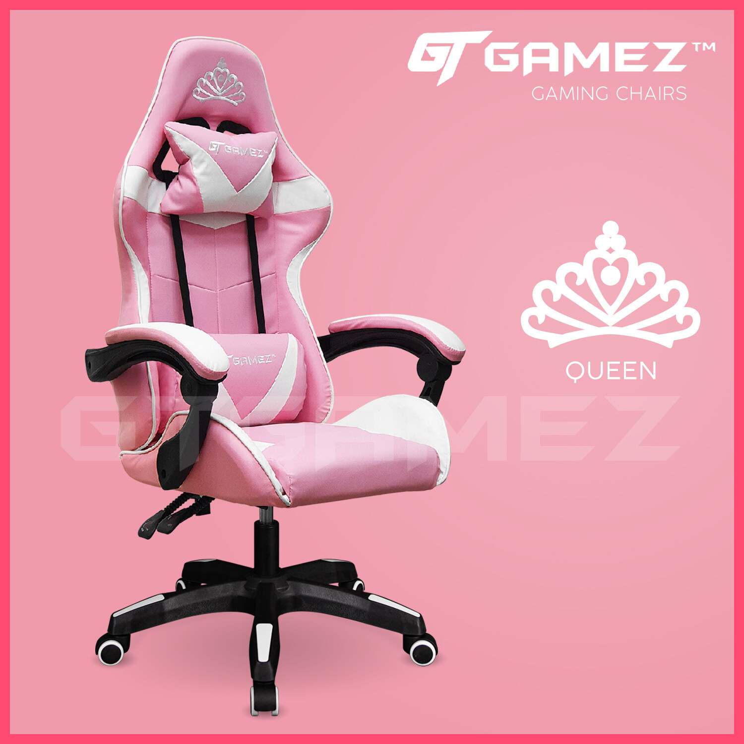 Gaming Chair Office Chair Pink Price Promotion Aug 2021 Biggo Malaysia