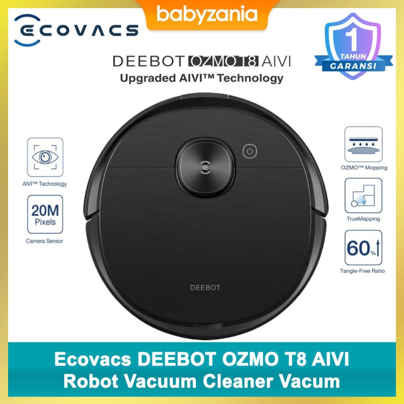 Harga Ecovacs Deebot Ozmo T8 Robot Vacuum Cleaner Terbaru April 2022 |  BigGo Indonesia