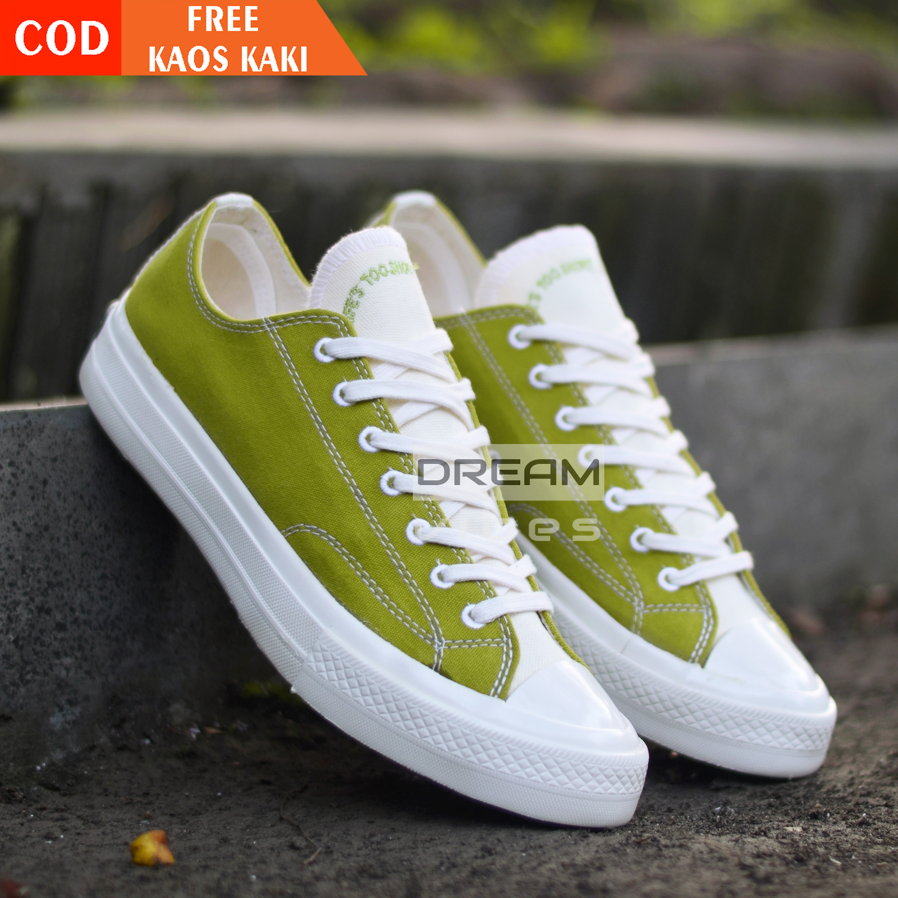 green high converse