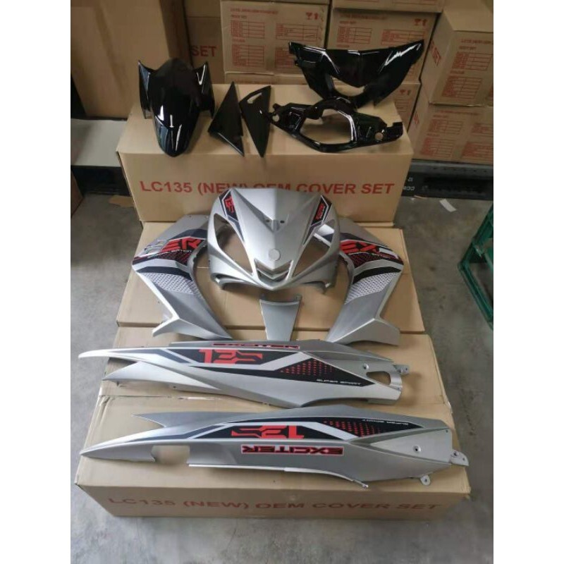 Cover Set Lc 135 Exciter 2021 Silver Price Promotion Aug 2021 Biggo Malaysia