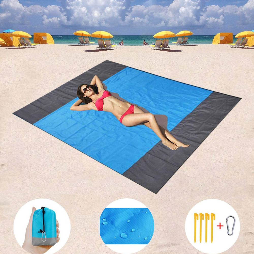 large picnic blanke waterproof outdoor blanket Sandproof Beach Mat 200x150cm 