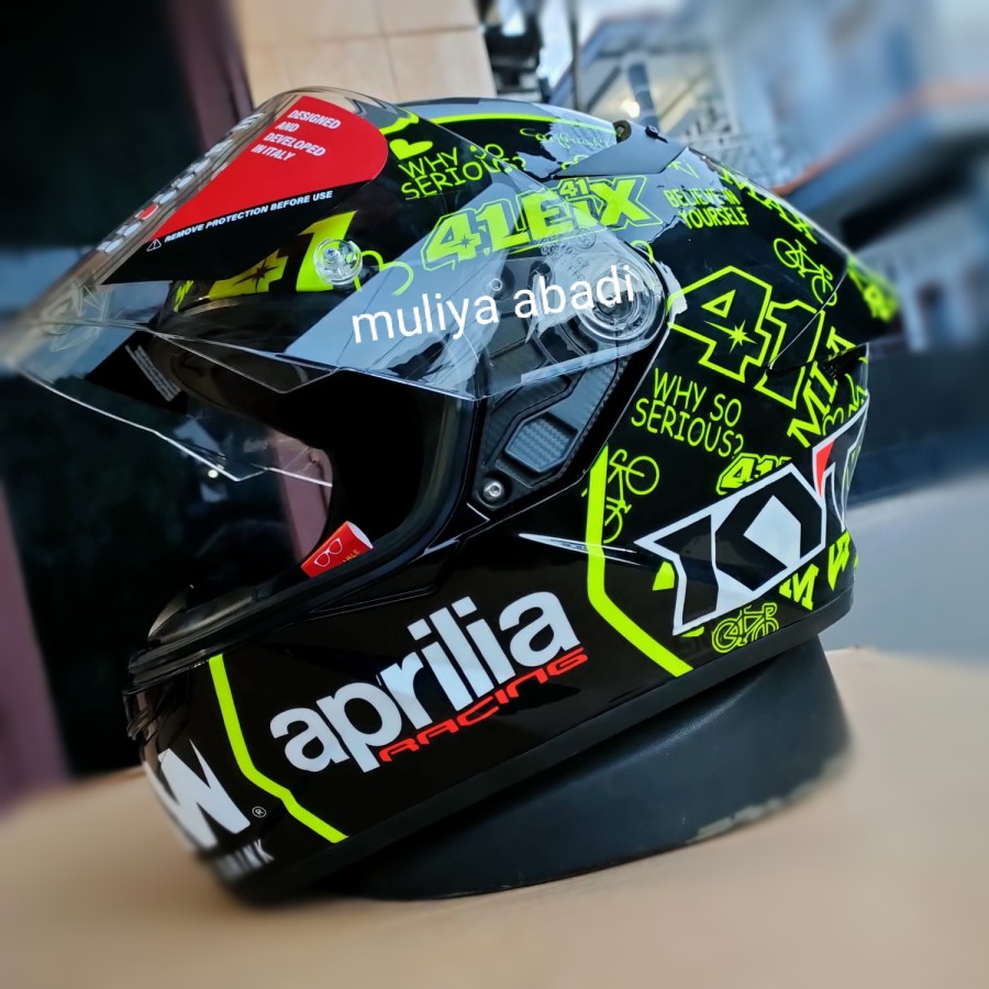 agv k3 sv black visor