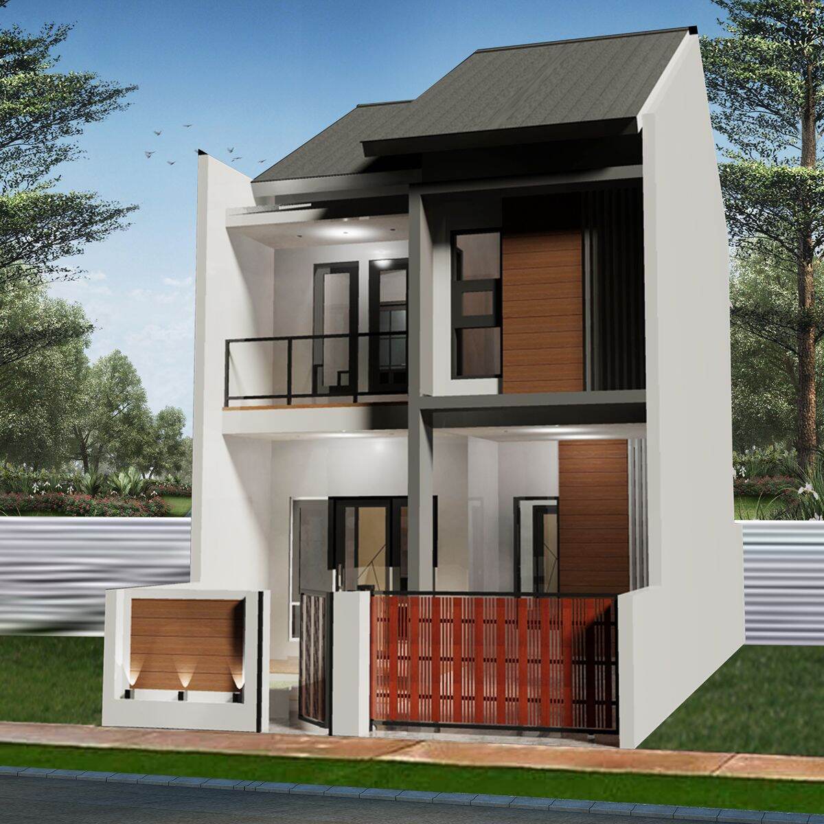 Harga Desain Rumah Minimalis 2 Lantai Terbaru Januari 2022 BigGo Indonesia