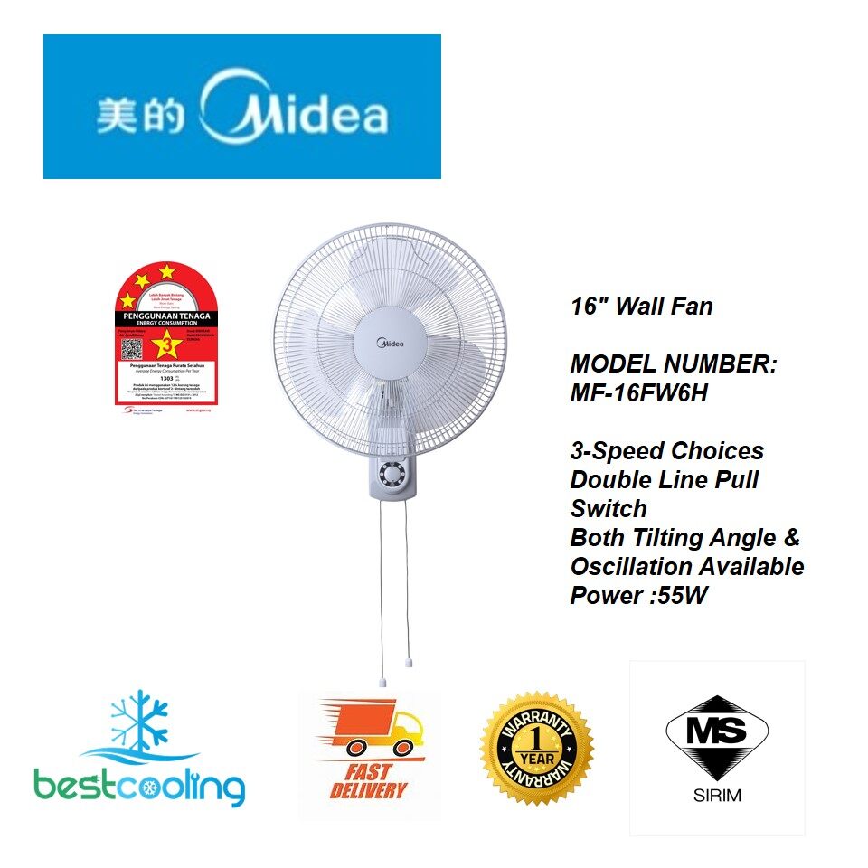 Midea 16 Wall Fan Price Promotion Jun 21 Biggo Malaysia