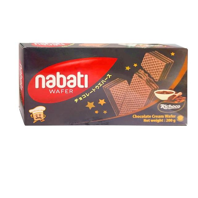 【丽巧克 nabati】巧克力威化饼(200g)