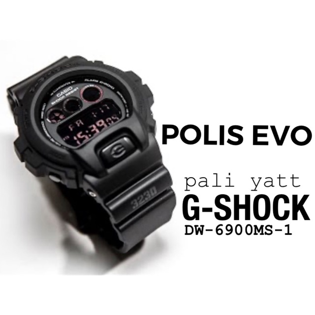 Jam g shock hot sale polis evo original